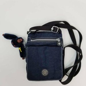 Kipling Womens Crossbody Bag Black Square Small